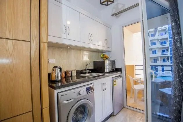 Pool View, Balcony, Kitchenette, Washing Machine | Tiba Resort E4