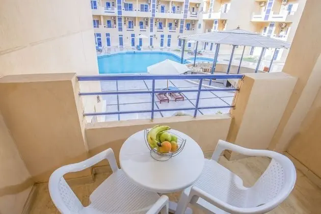 Pool View, Balcony, Kitchenette, Washing Machine | Tiba Resort E4