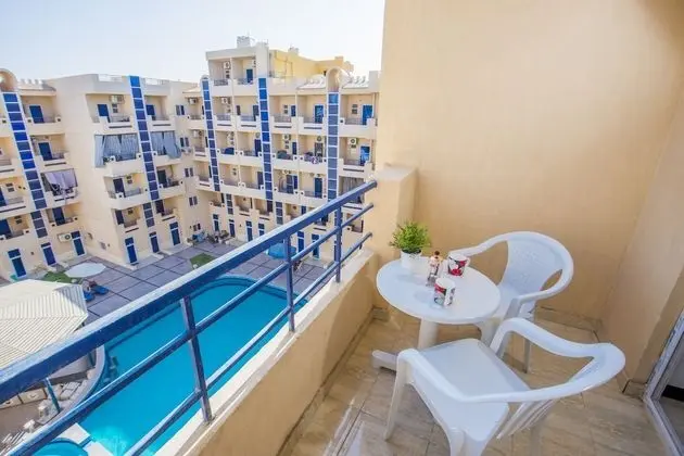 Top Floor Pool View, Balcony, Kitchenette, Washing Machine | Tiba Resort C34