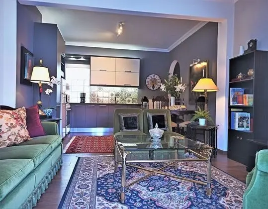 Deluxe Apart Daire, Mutfak, Şehir Manzaralı