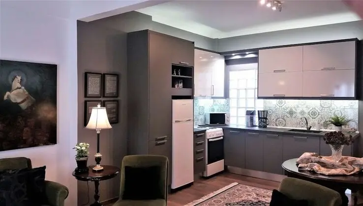 Deluxe Apart Daire, Mutfak, Şehir Manzaralı