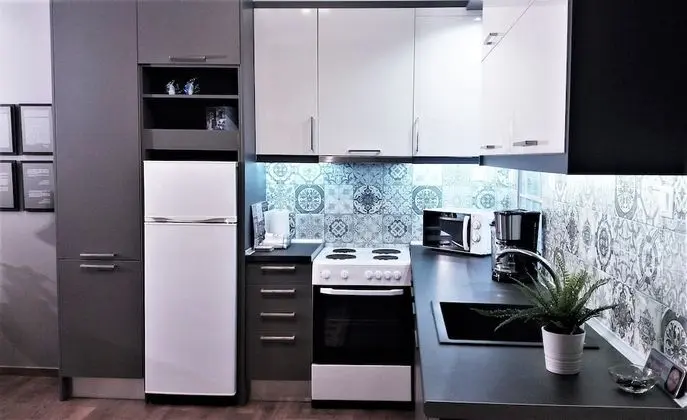 Deluxe Apart Daire, Mutfak, Şehir Manzaralı