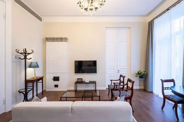 Presidential Apart Daire, 1 En Büyük (King) Boy Yatak ve Çekyat, Şehir Manzaralı