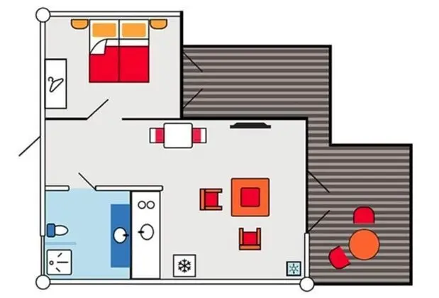 Apart Daire, 1 Yatak Odası