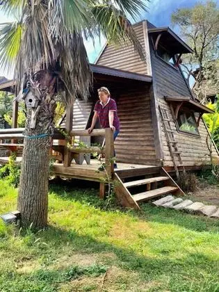 Bungalow, Deniz ve Dağ Manzaralı, Teraslı