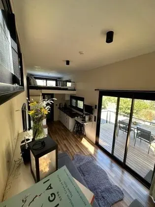 Asma Katlı Tiny House, Bahçe Manzaralı