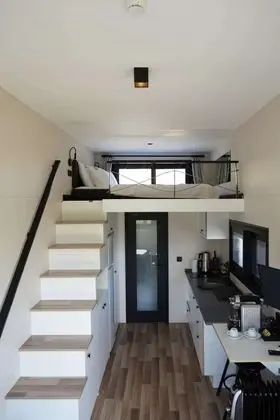 Asma Katlı Tiny House, Bahçe Manzaralı