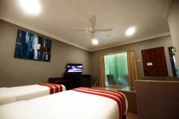 Deluxe Tek Büyük veya İki Ayrı Yataklı Oda (with A/C)