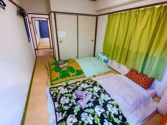 Traditional Tek Büyük Yataklı Oda, 2 Yatak Odası (Japanese Style, for 4 Guests)