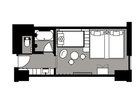 Family İki Ayrı Yataklı Oda (with Bunk Bed)