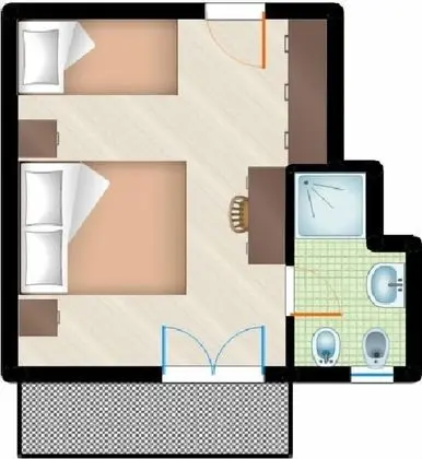 Üç Kişilik Oda, Balkon