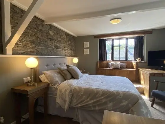 Deluxe Tek Büyük Yataklı Oda, Banyolu/Duşlu, Bahçe Manzaralı