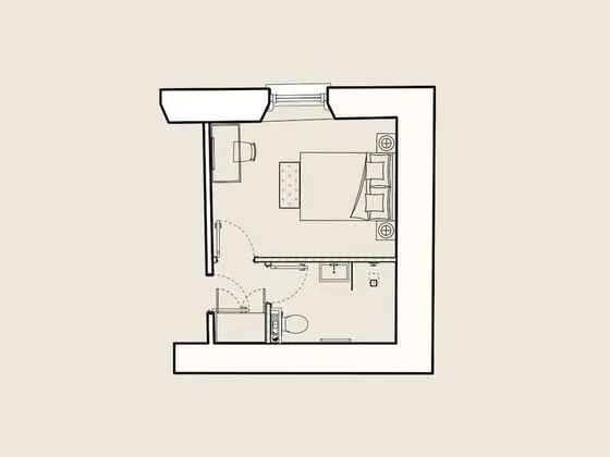 Classic Tek Büyük Yataklı Oda, Banyolu/Duşlu (Townhouse)