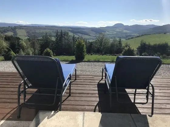 Panoramic Ev, 1 Yatak Odası, Sıcak Su Havuzu, Dağ Manzaralı (Druim Buidhe)