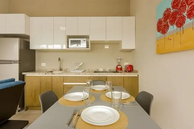 Deluxe Apart Daire, Mutfak, Şehir Manzaralı