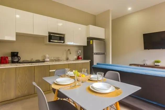 Deluxe Apart Daire, Mutfak, Şehir Manzaralı