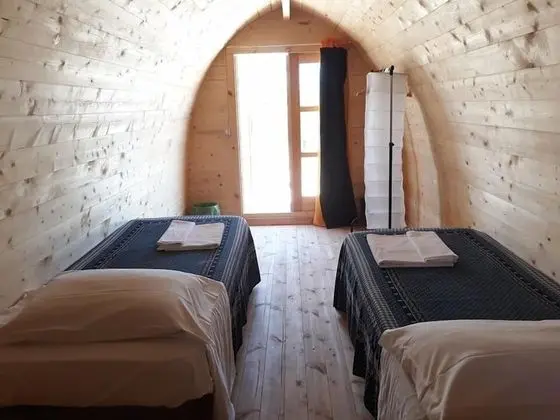 Bungalov, 2 Tek Kişilik Yatak, Veranda