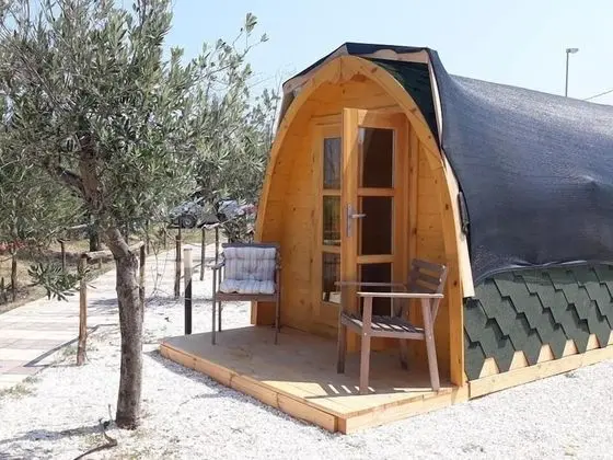 Bungalov, 2 Tek Kişilik Yatak, Veranda