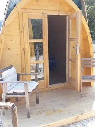 Bungalov, 2 Tek Kişilik Yatak, Veranda