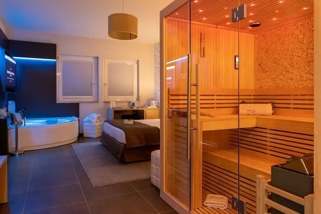 Romantic Stüdyo Süit, 1 Büyük (Queen) Boy Yatak, Sauna, Deniz Manzaralı