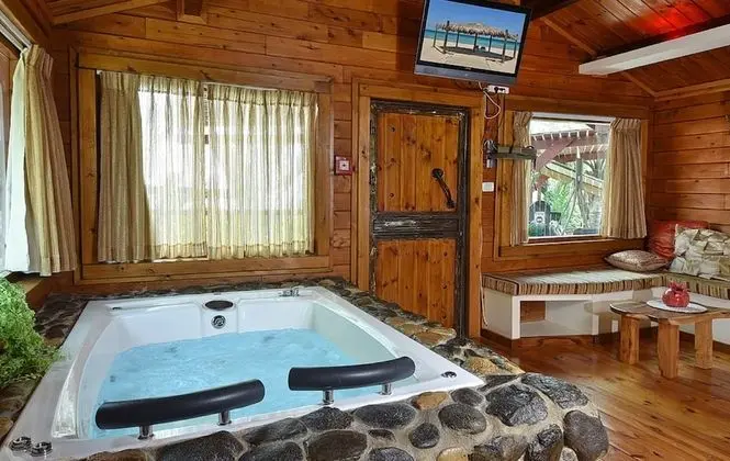 Kulübe, 1 Büyük (Queen) Boy Yatak ve Çekyat, Göl Manzaralı