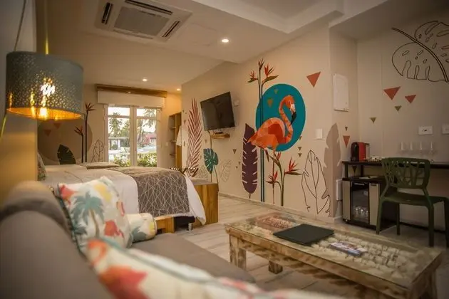 Deluxe Dört Kişilik Oda, 2 Büyük (Queen) Boy Yatak, Balkon, Şehir Manzaralı