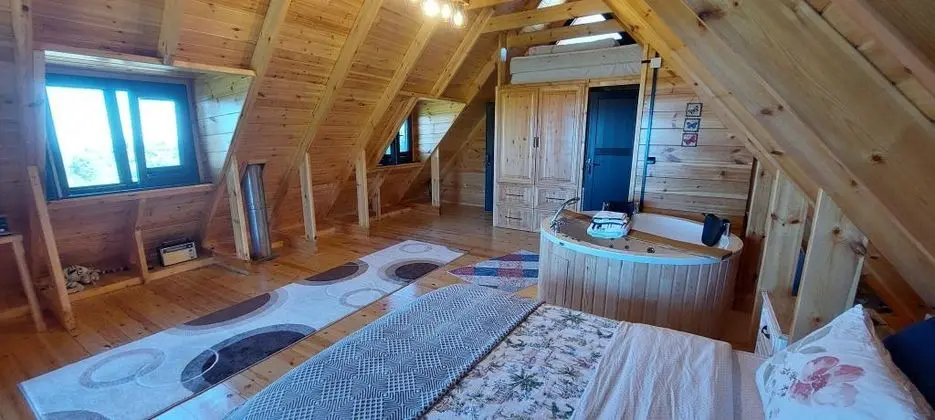 1+1 Bungalov, Deniz ve Doğa Manzaralı, Verandalı
