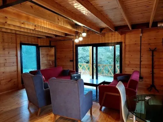 1+1 Bungalov, Deniz ve Doğa Manzaralı, Verandalı