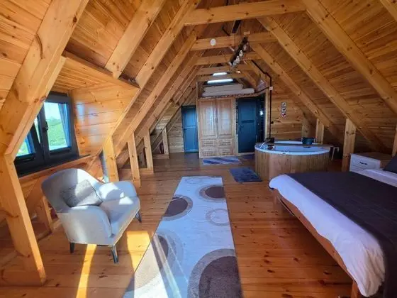 1+1 Bungalov, Deniz ve Doğa Manzaralı, Verandalı