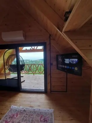 Bungalow, Deniz ve Doğa Manzaralı, Şömineli ve Jakuzili