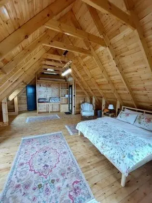Bungalow, Deniz ve Doğa Manzaralı, Şömineli ve Jakuzili