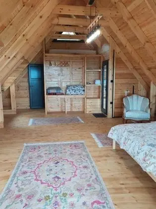 Bungalow, Deniz ve Doğa Manzaralı, Şömineli ve Jakuzili