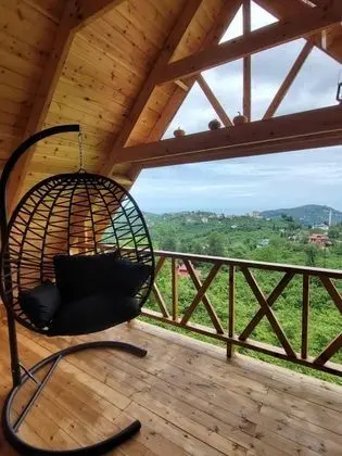 Bungalow, Deniz ve Doğa Manzaralı, Şömineli ve Jakuzili
