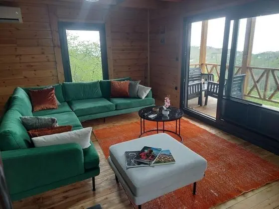 Bungalow, Deniz ve Doğa Manzaralı, Şömineli ve Jakuzili