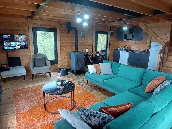 Bungalow, Deniz ve Doğa Manzaralı, Şömineli ve Jakuzili