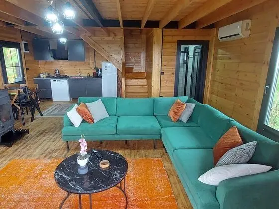 Bungalow, Deniz ve Doğa Manzaralı, Şömineli ve Jakuzili