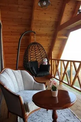 Bungalow, Deniz ve Doğa Manzaralı, Şömineli ve Jakuzili