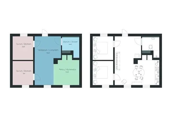 Ev, Bahçe Manzaralı