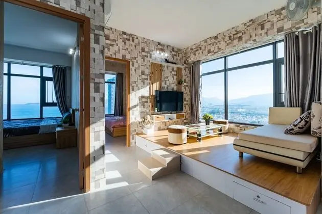 Executive Apart Daire, 2 Yatak Odası, Plaj Manzaralı