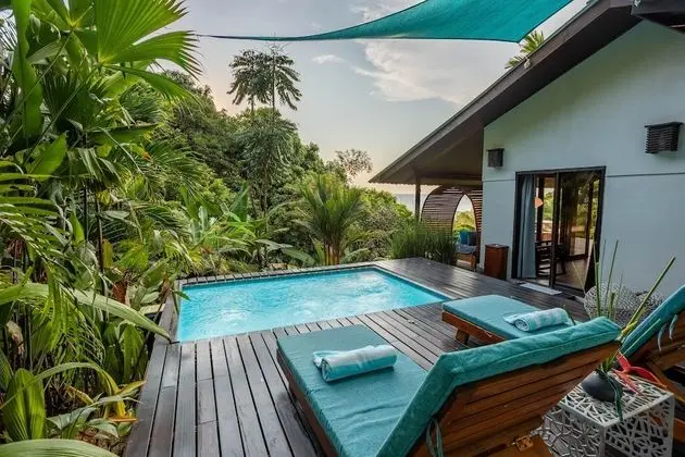 Honeymoon Villa, 1 En Büyük (King) Boy Yatak, Kişiye Özel Havuzlu, Okyanus Manzaralı