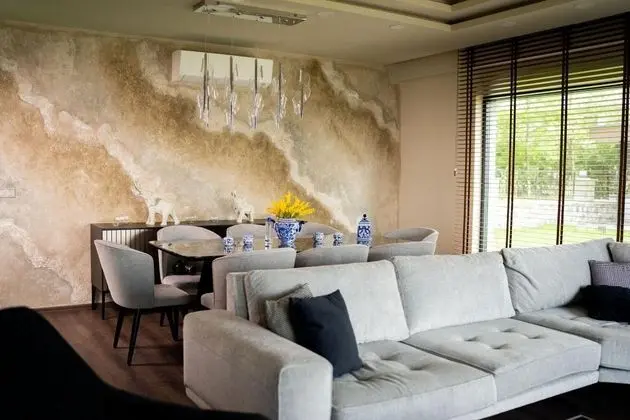 Villa 4+1 Oda-Özel Havuzlu, Doğa Manzaralı, Şömineli