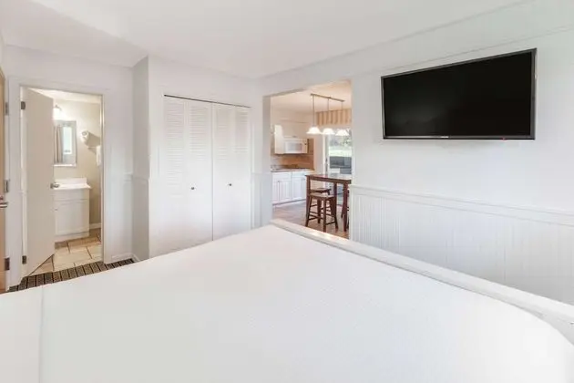 Oda, 1 Yatak Odası, Sigara İçilmez, Küçük Mutfak (Patio, 1 Queen Bed, Bunkbeds)