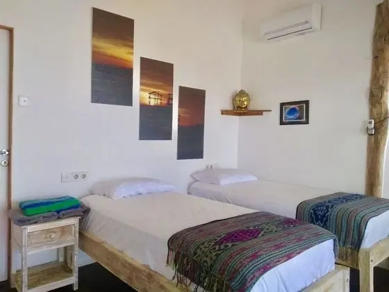 Tek Büyük veya İki Ayrı Yataklı Oda, Plaj Manzaralı, Denize Sıfır