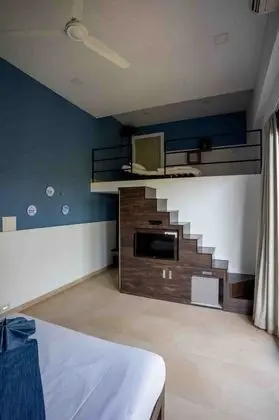 Trendy Suites with Attic