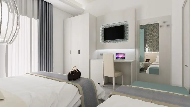 Deluxe Dört Kişilik Oda, 1 Yatak Odası