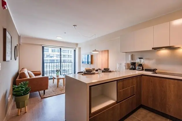 Deluxe Apart Daire, 1 Büyük (Queen) Boy Yatak, Mutfak, Şehir Manzaralı