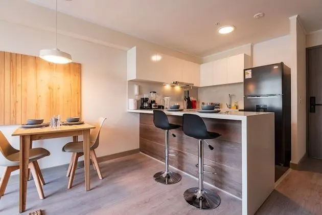 Deluxe Apart Daire, 1 Büyük (Queen) Boy Yatak, Mutfak, Şehir Manzaralı