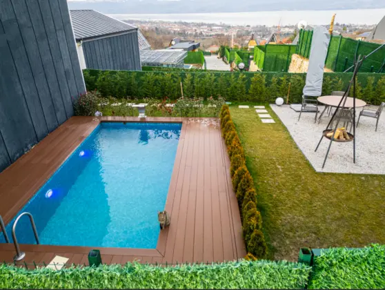 Villa 2+1 Oda, Göl Manzaralı, Isıtmalı Özel Havuzlu