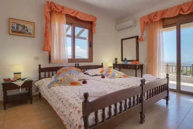 Villa, 2 Yatak Odası, Kişiye Özel Havuzlu, Deniz Manzaralı (Nikos)