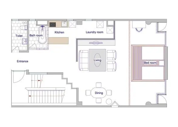 Deluxe Apart Daire (Rock Side)